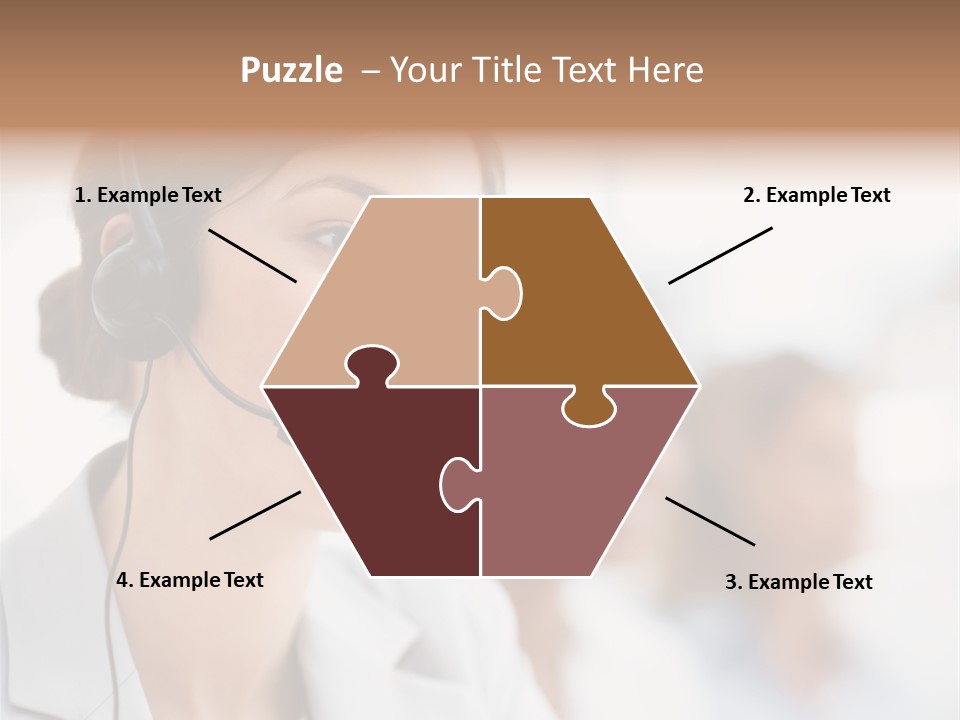 Striped Eating Sweet PowerPoint Template