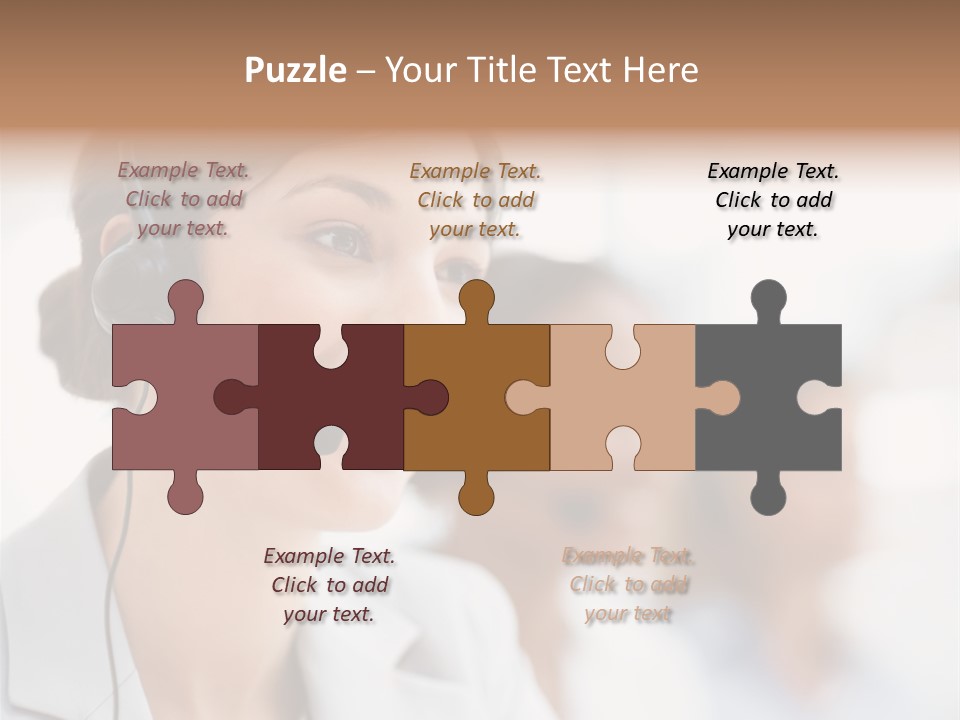 Striped Eating Sweet PowerPoint Template