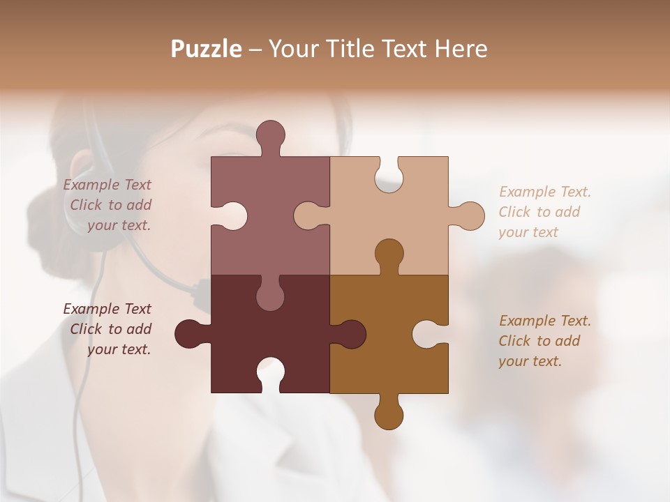 Striped Eating Sweet PowerPoint Template