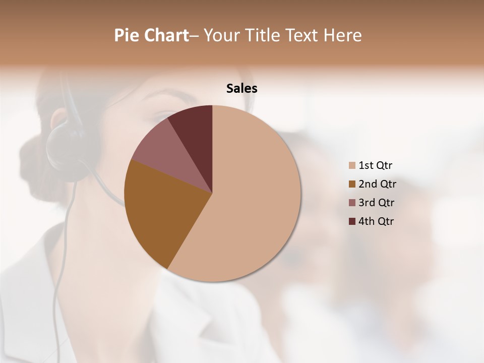 Striped Eating Sweet PowerPoint Template