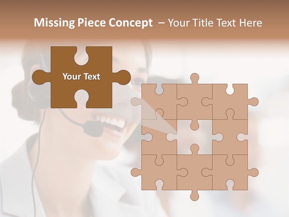 Striped Eating Sweet PowerPoint Template