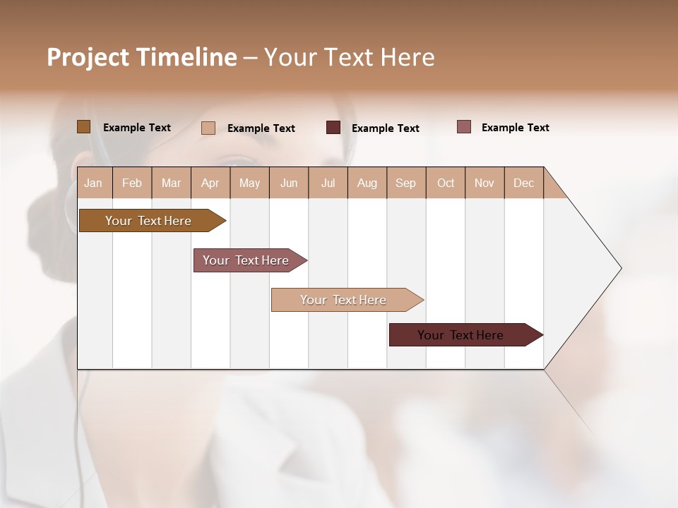 Striped Eating Sweet PowerPoint Template