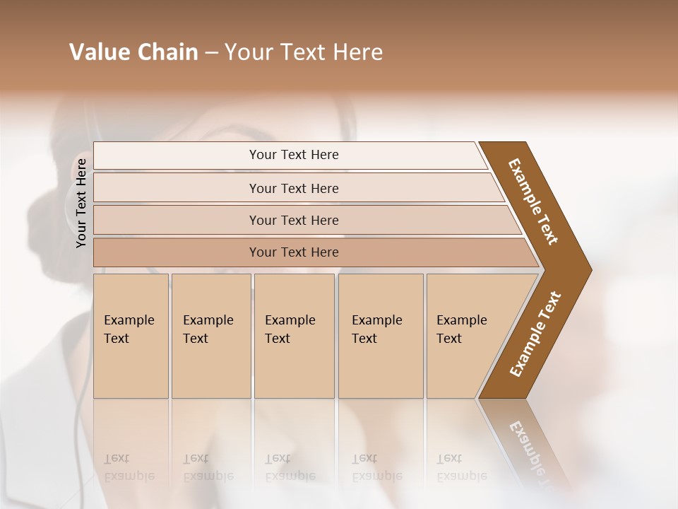 Striped Eating Sweet PowerPoint Template
