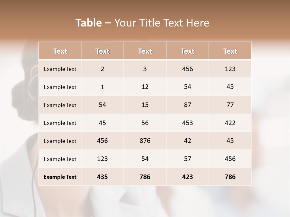 Striped Eating Sweet PowerPoint Template