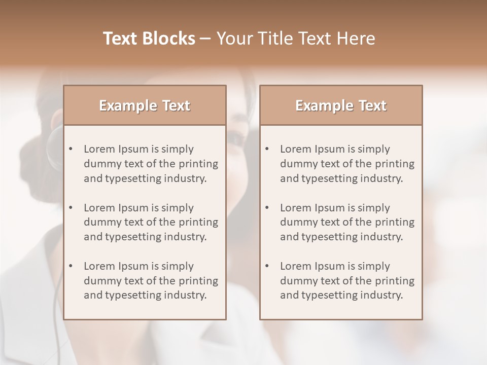 Striped Eating Sweet PowerPoint Template