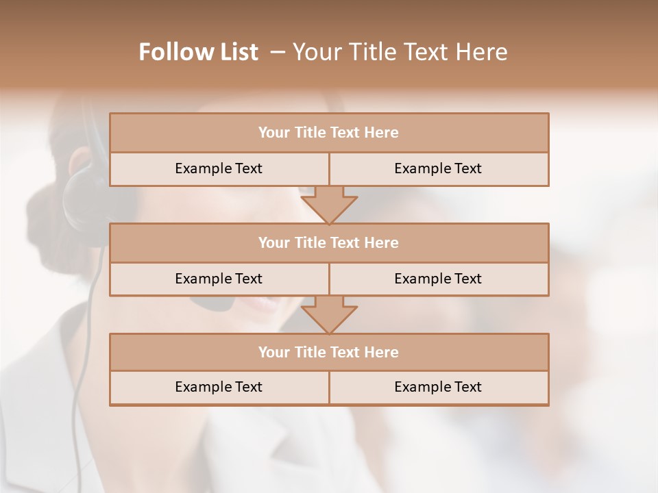Striped Eating Sweet PowerPoint Template