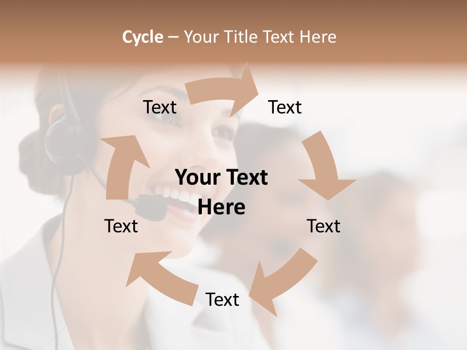 Striped Eating Sweet PowerPoint Template