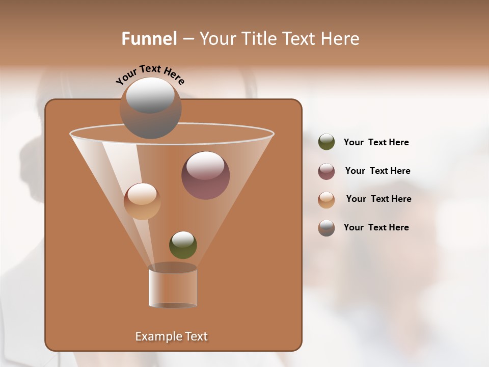 Striped Eating Sweet PowerPoint Template