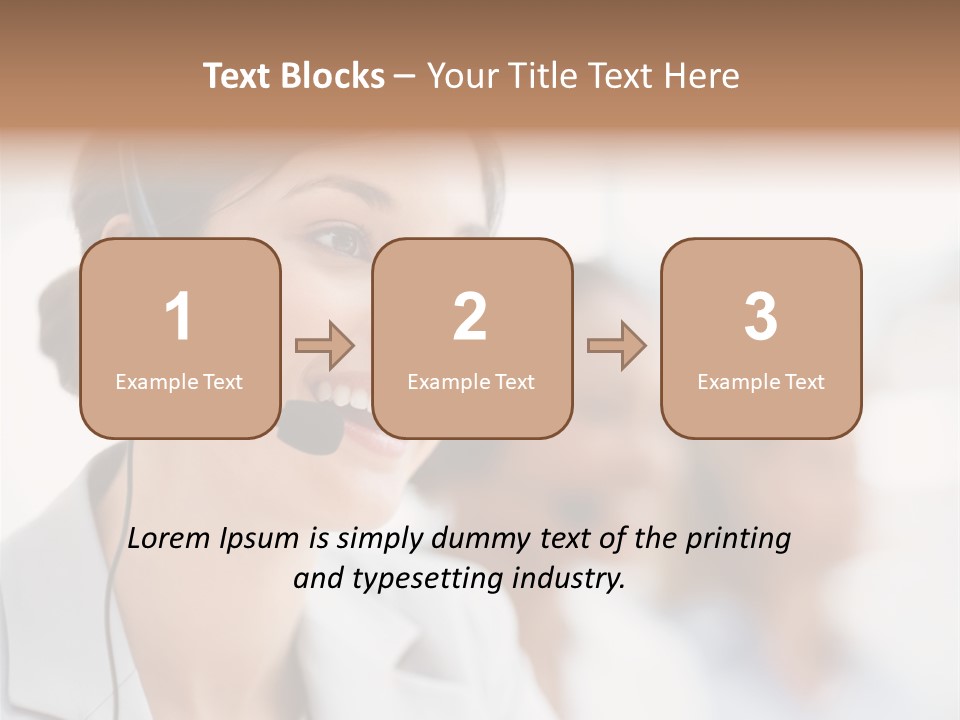 Striped Eating Sweet PowerPoint Template