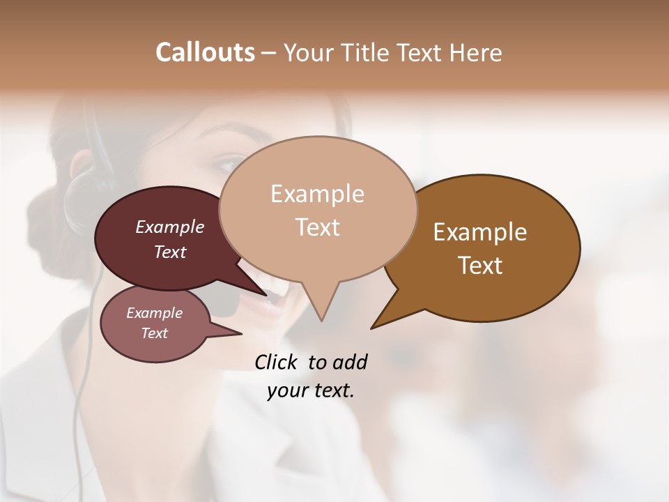 Striped Eating Sweet PowerPoint Template