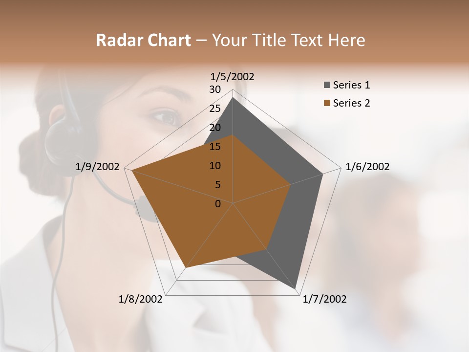 Striped Eating Sweet PowerPoint Template