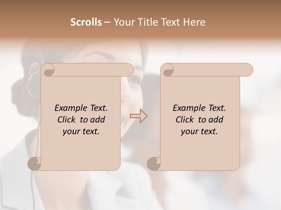 Striped Eating Sweet PowerPoint Template