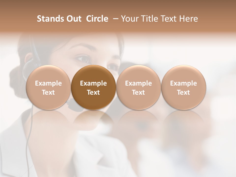 Striped Eating Sweet PowerPoint Template