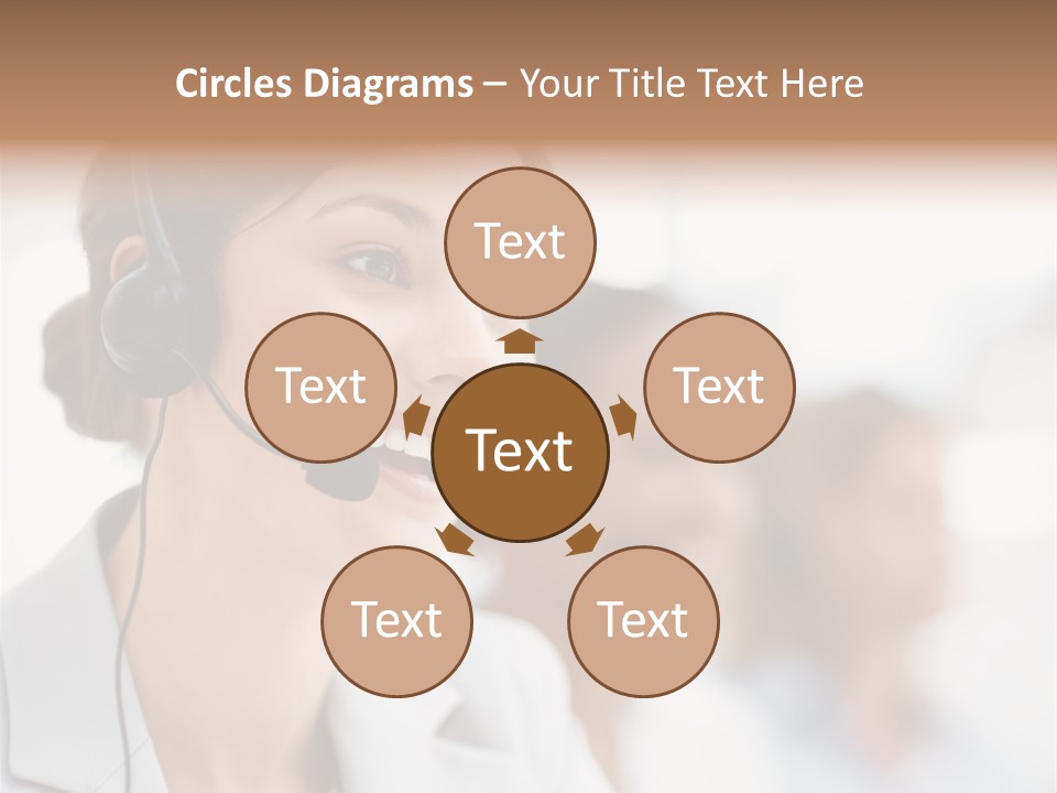 Striped Eating Sweet PowerPoint Template