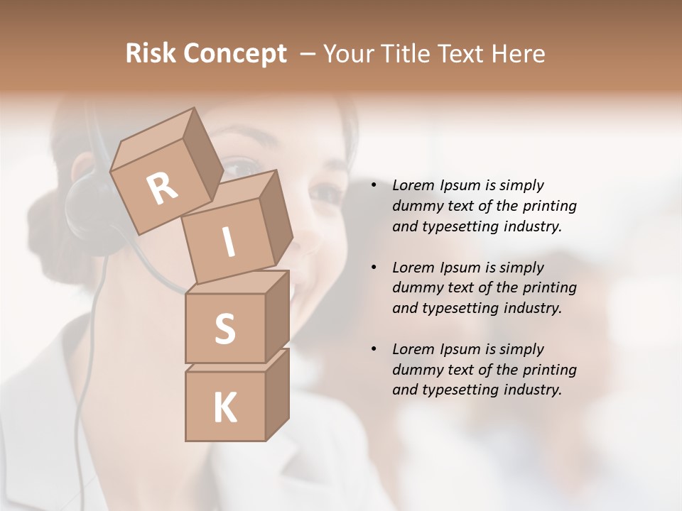 Striped Eating Sweet PowerPoint Template