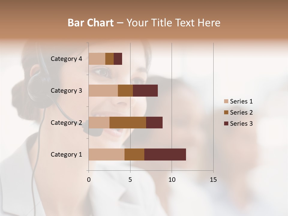 Striped Eating Sweet PowerPoint Template