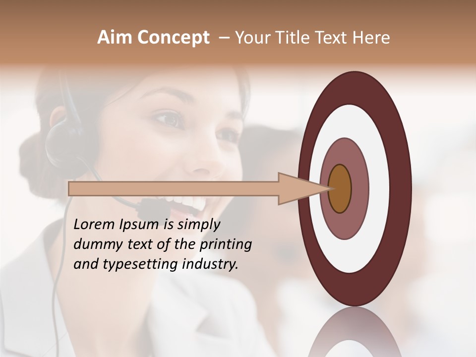 Striped Eating Sweet PowerPoint Template