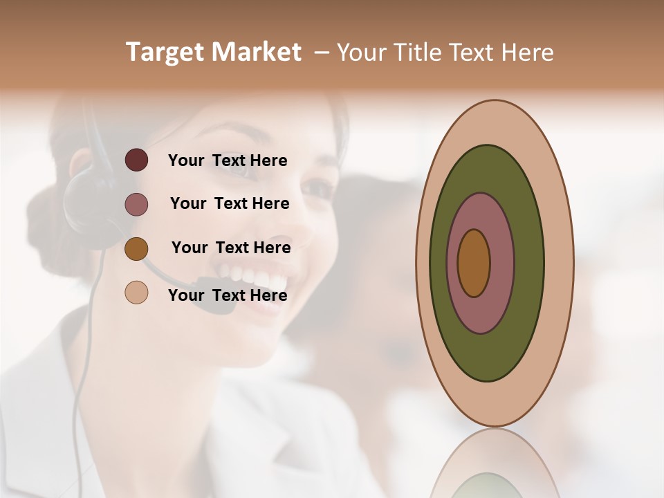 Striped Eating Sweet PowerPoint Template