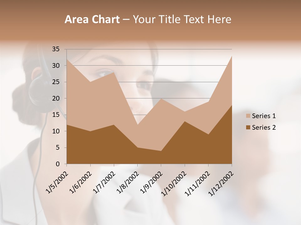 Striped Eating Sweet PowerPoint Template