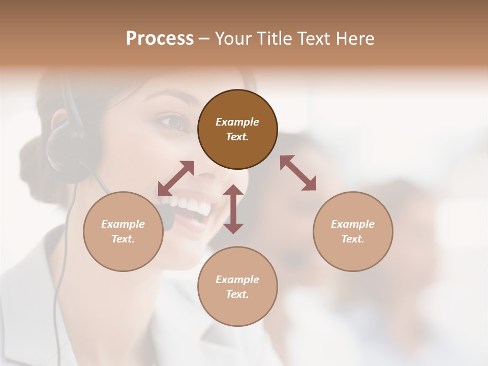 Striped Eating Sweet PowerPoint Template