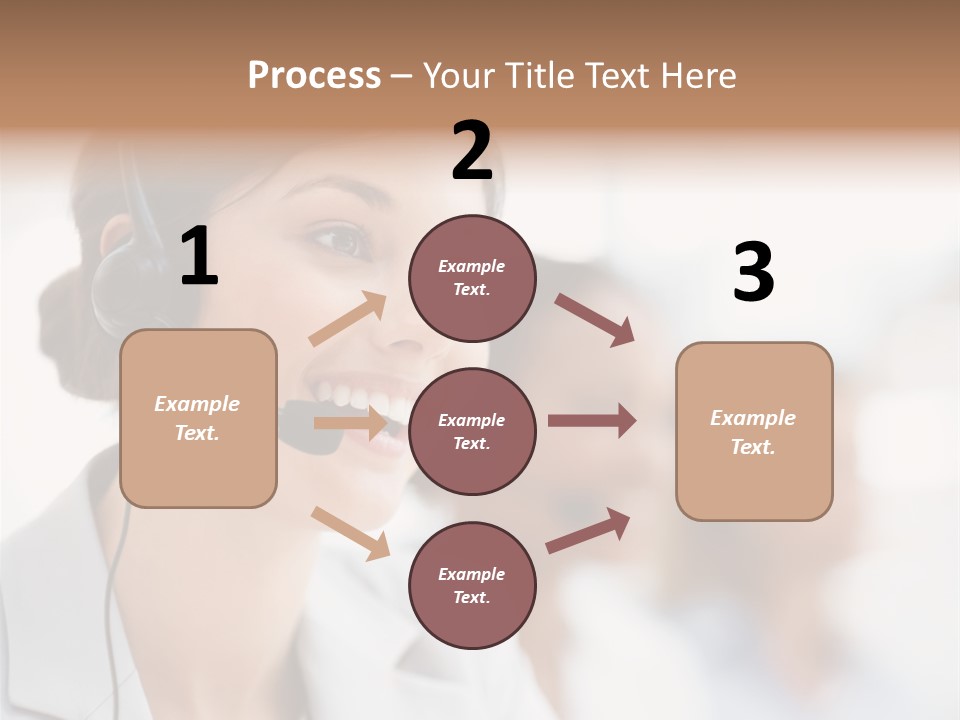 Striped Eating Sweet PowerPoint Template
