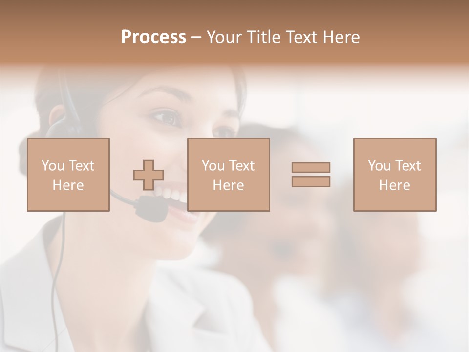 Striped Eating Sweet PowerPoint Template