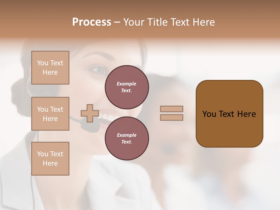 Striped Eating Sweet PowerPoint Template