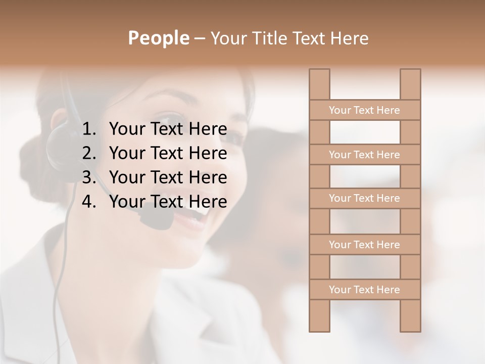 Striped Eating Sweet PowerPoint Template