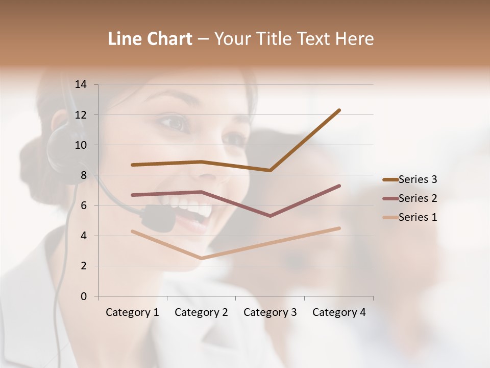 Striped Eating Sweet PowerPoint Template