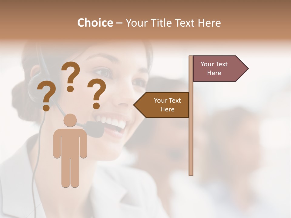 Striped Eating Sweet PowerPoint Template