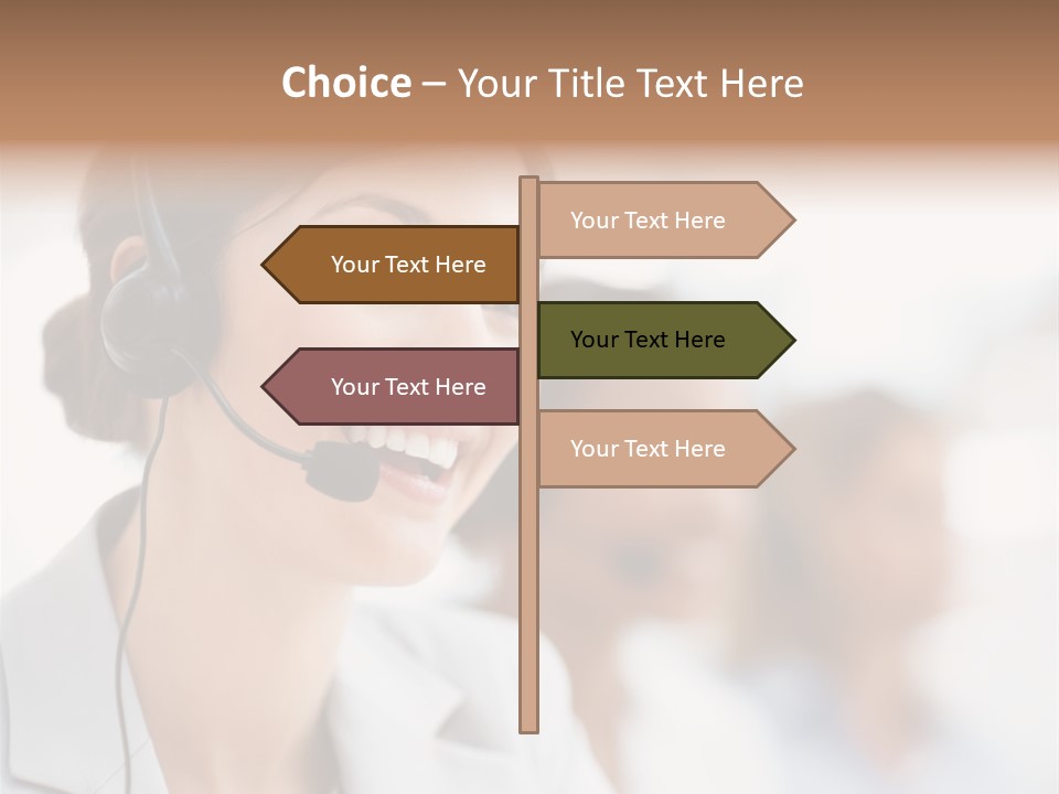 Striped Eating Sweet PowerPoint Template