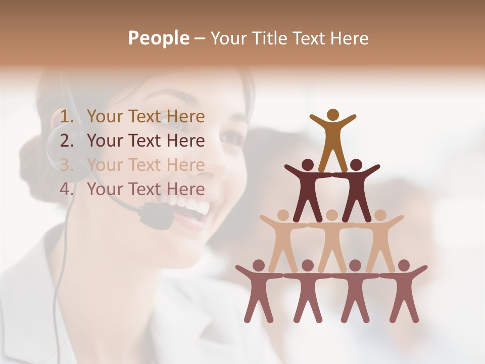 Striped Eating Sweet PowerPoint Template