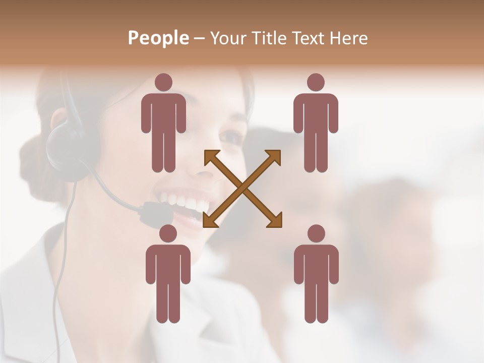 Striped Eating Sweet PowerPoint Template