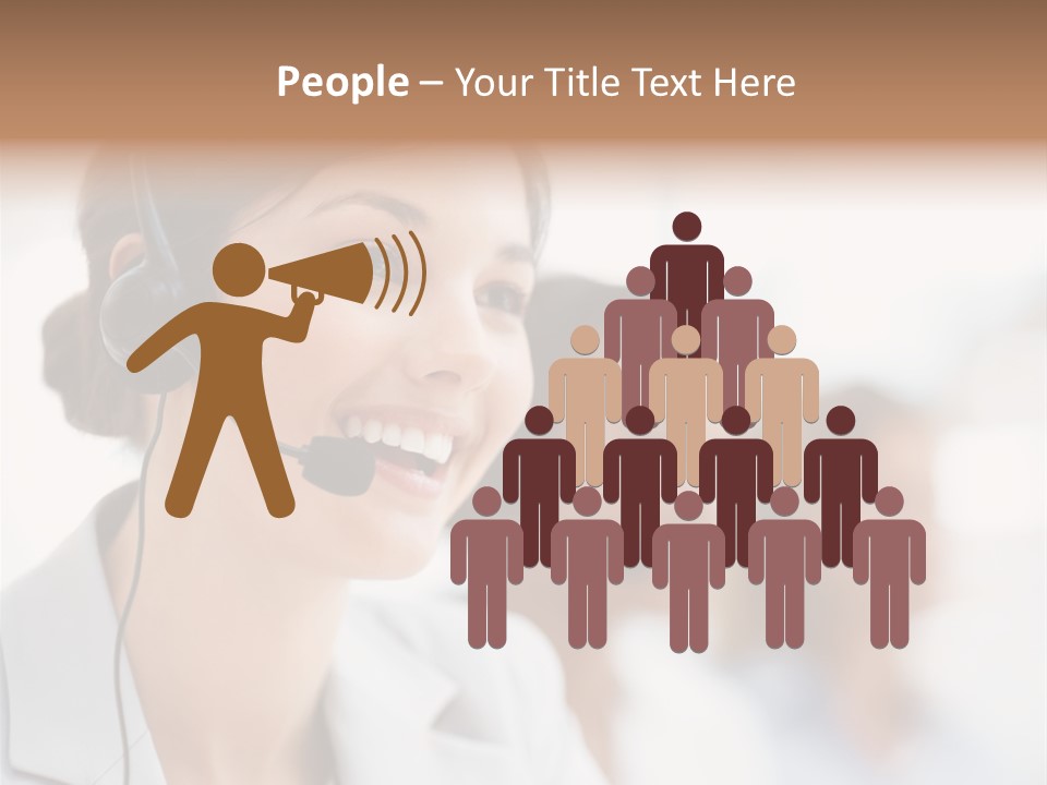 Striped Eating Sweet PowerPoint Template