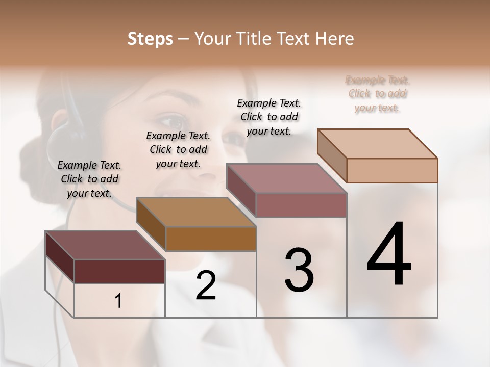 Striped Eating Sweet PowerPoint Template
