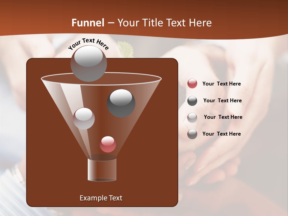 A Group Of People Holding A Plant In Their Hands PowerPoint Template