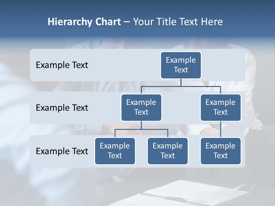 A Couple Of People Sitting At A Table PowerPoint Template