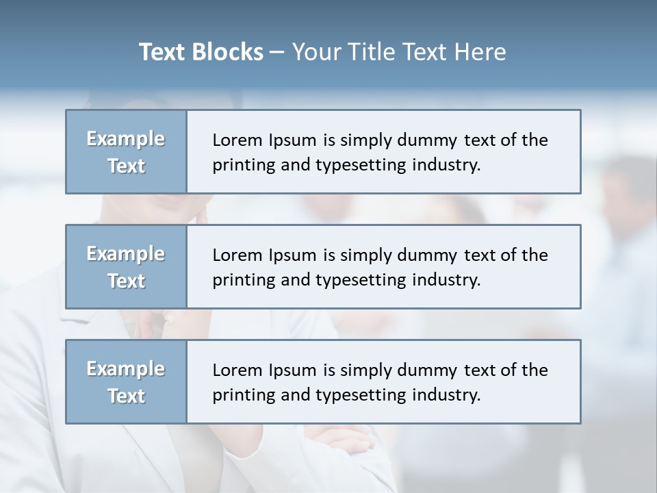A Woman In A Business Suit Is Pointing To Her Finger PowerPoint Template