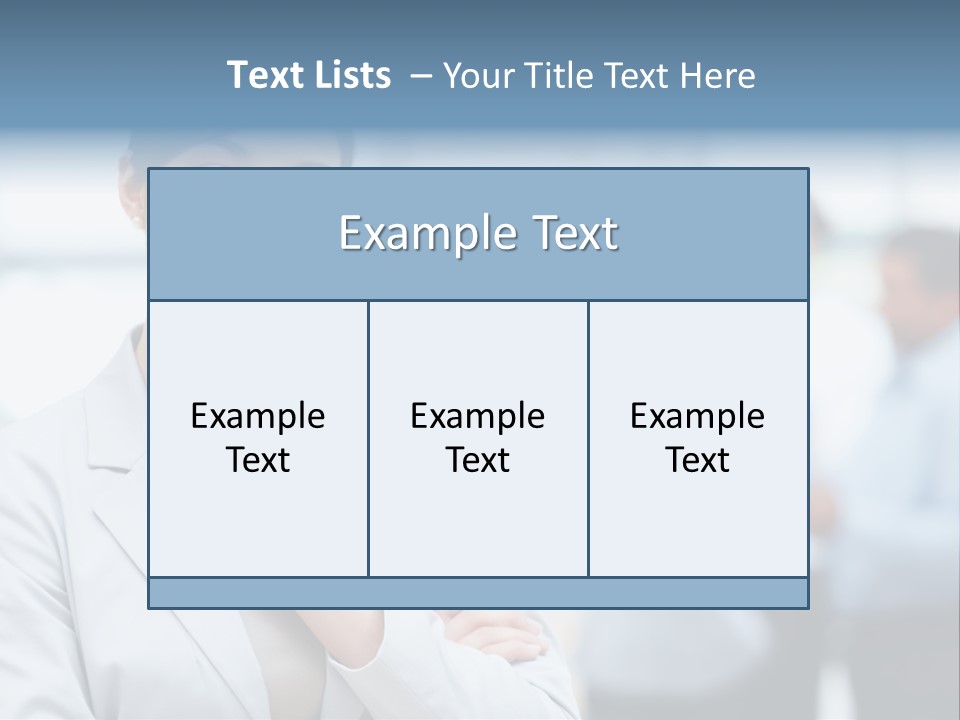 A Woman In A Business Suit Is Pointing To Her Finger PowerPoint Template