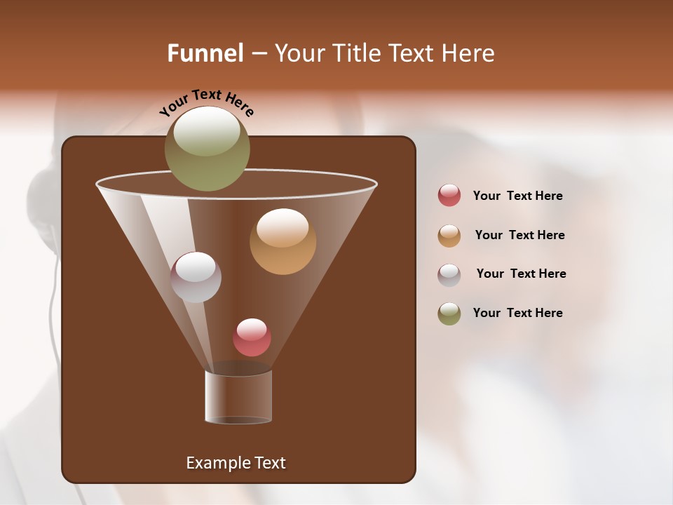 A Woman Wearing A Headset And Smiling For The Camera PowerPoint Template