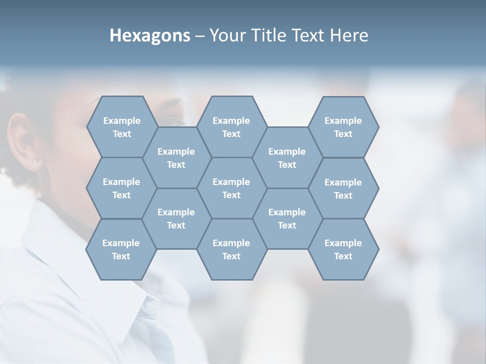 A Woman Smiling While Holding A Laptop Computer PowerPoint Template