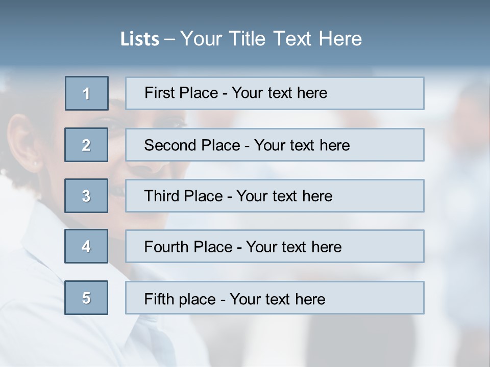 A Woman Smiling While Holding A Laptop Computer PowerPoint Template