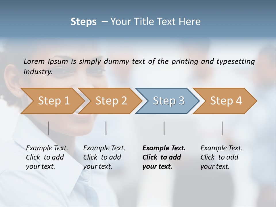 A Woman Smiling While Holding A Laptop Computer PowerPoint Template