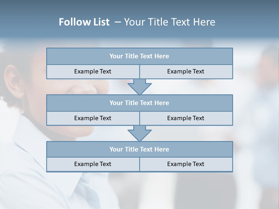 A Woman Smiling While Holding A Laptop Computer PowerPoint Template