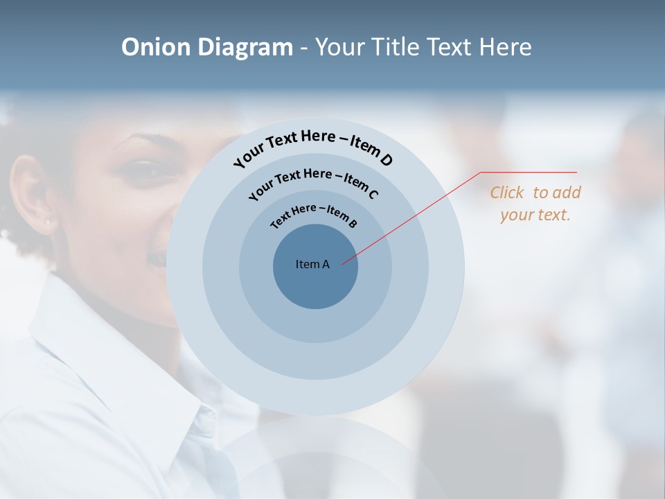 A Woman Smiling While Holding A Laptop Computer PowerPoint Template