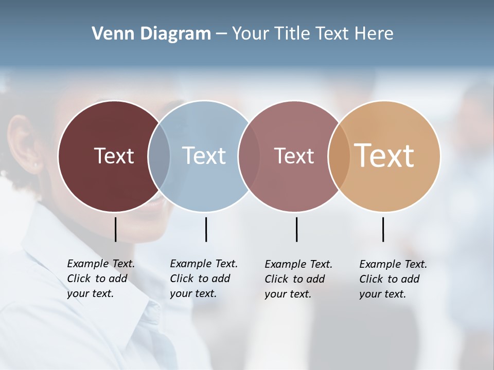 A Woman Smiling While Holding A Laptop Computer PowerPoint Template