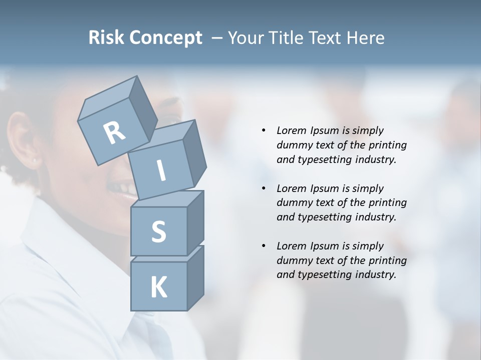 A Woman Smiling While Holding A Laptop Computer PowerPoint Template