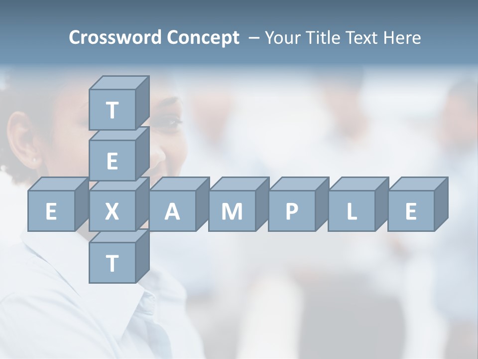 A Woman Smiling While Holding A Laptop Computer PowerPoint Template