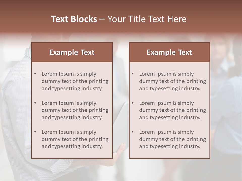 A Man Holding A Laptop In Front Of A Group Of People PowerPoint Template