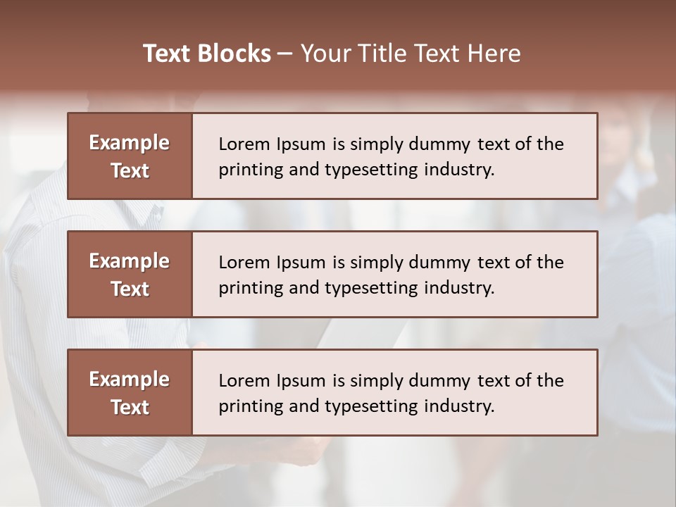 A Man Holding A Laptop In Front Of A Group Of People PowerPoint Template